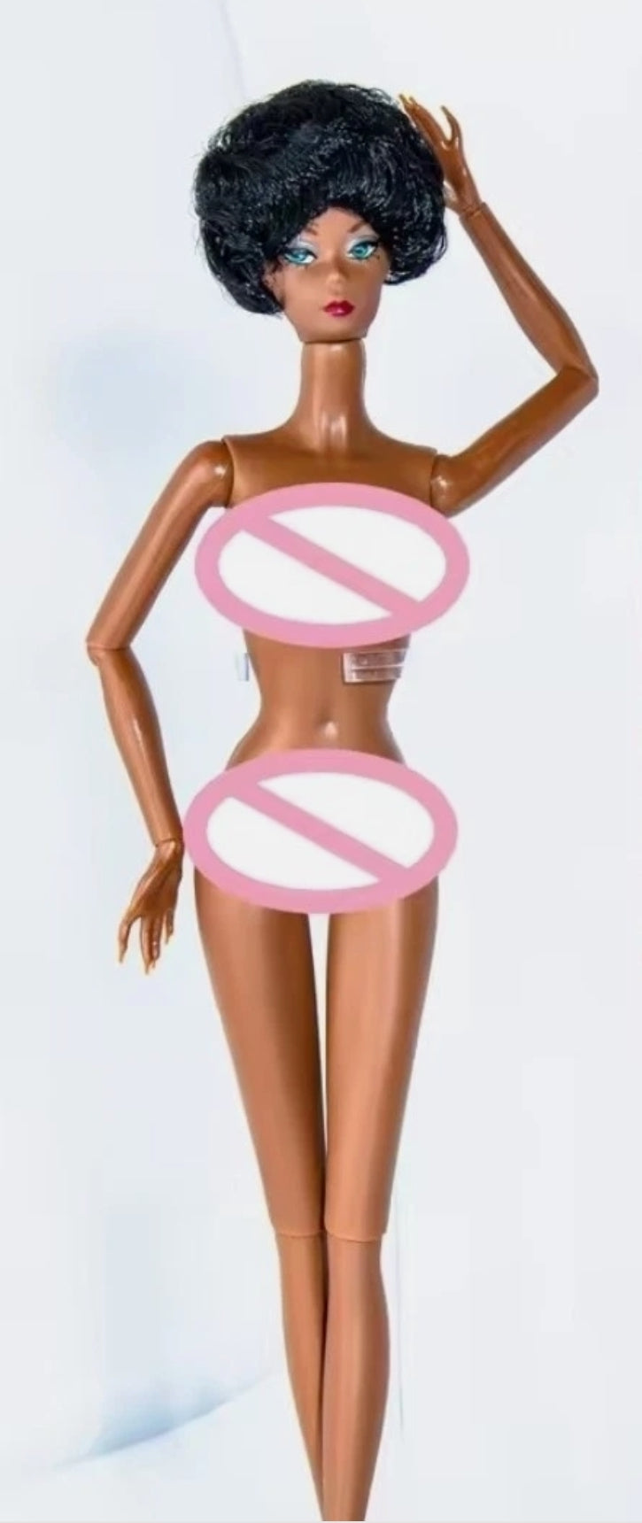 Gorgeous SuperModel: Black Hair 12.5" BJD (Copy)