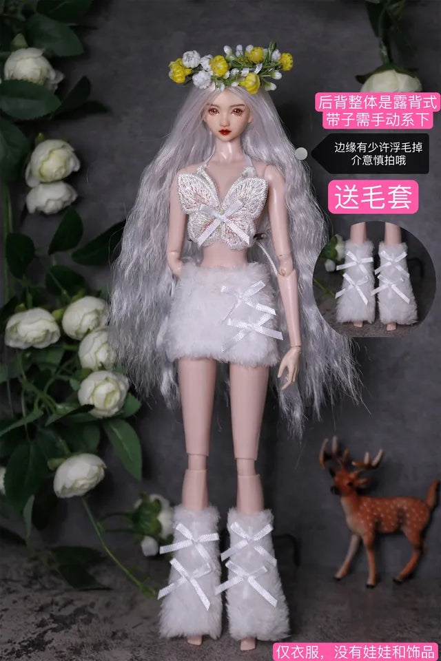 Plush Outfit With Matching Foot Cover