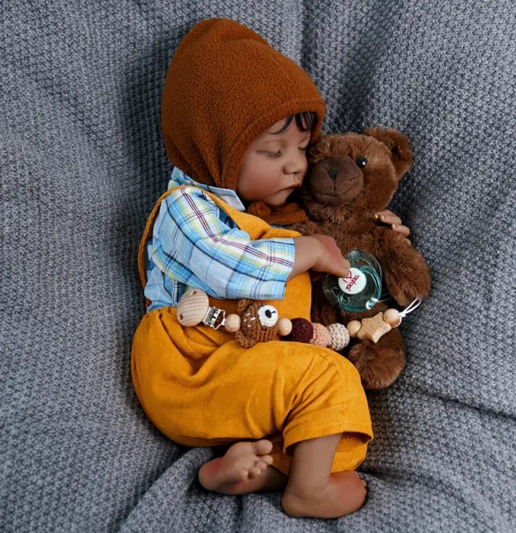 Reborn Doll Baby Levi, 20" Cloth body