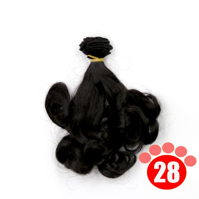 BJD Doll Wig DIY 15*100CM 25*100CM doll hair for 1/3 1/4 1/6 1/12 Gradient Color ()Free Shipping)
