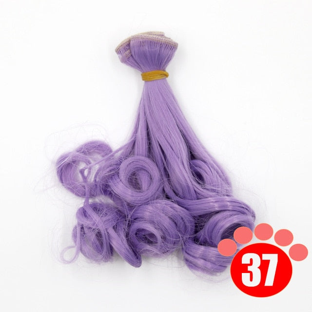 BJD Doll Wig DIY 15*100CM 25*100CM doll hair for 1/3 1/4 1/6 1/12 Gradient Color ()Free Shipping)