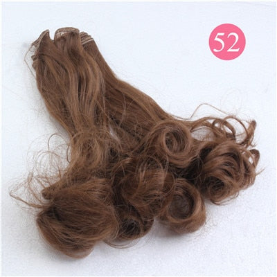 BJD Doll Wig DIY 1Piece 20*100cm for 1/3 1/4 1/6