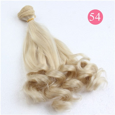 BJD Doll Wig DIY 1Piece 20*100cm for 1/3 1/4 1/6
