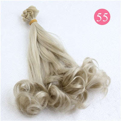 BJD Doll Wig DIY 1Piece 20*100cm for 1/3 1/4 1/6