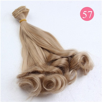 BJD Doll Wig DIY 1Piece 20*100cm for 1/3 1/4 1/6