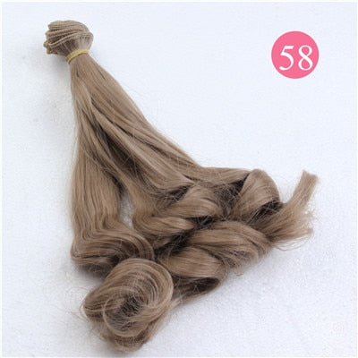 BJD Doll Wig DIY 1Piece 20*100cm for 1/3 1/4 1/6