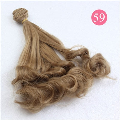 BJD Doll Wig DIY 1Piece 20*100cm for 1/3 1/4 1/6