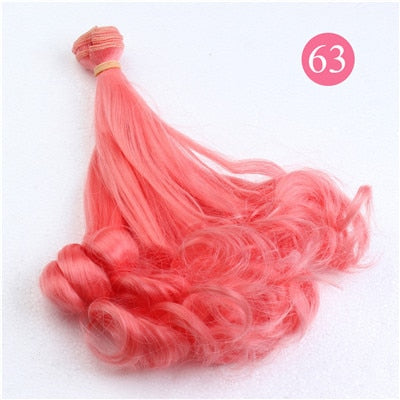 BJD Doll Wig DIY 1Piece 20*100cm for 1/3 1/4 1/6