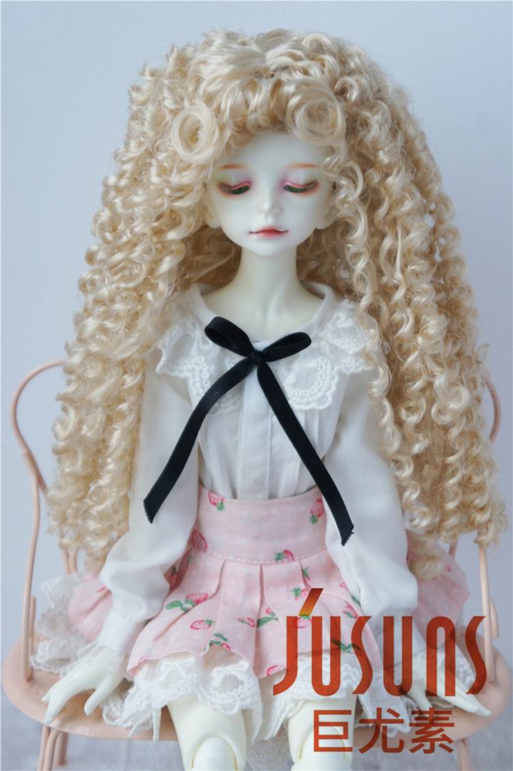 BJD Doll Wig 7-8inch Synthetic Mohair doll for 1/4 MSD