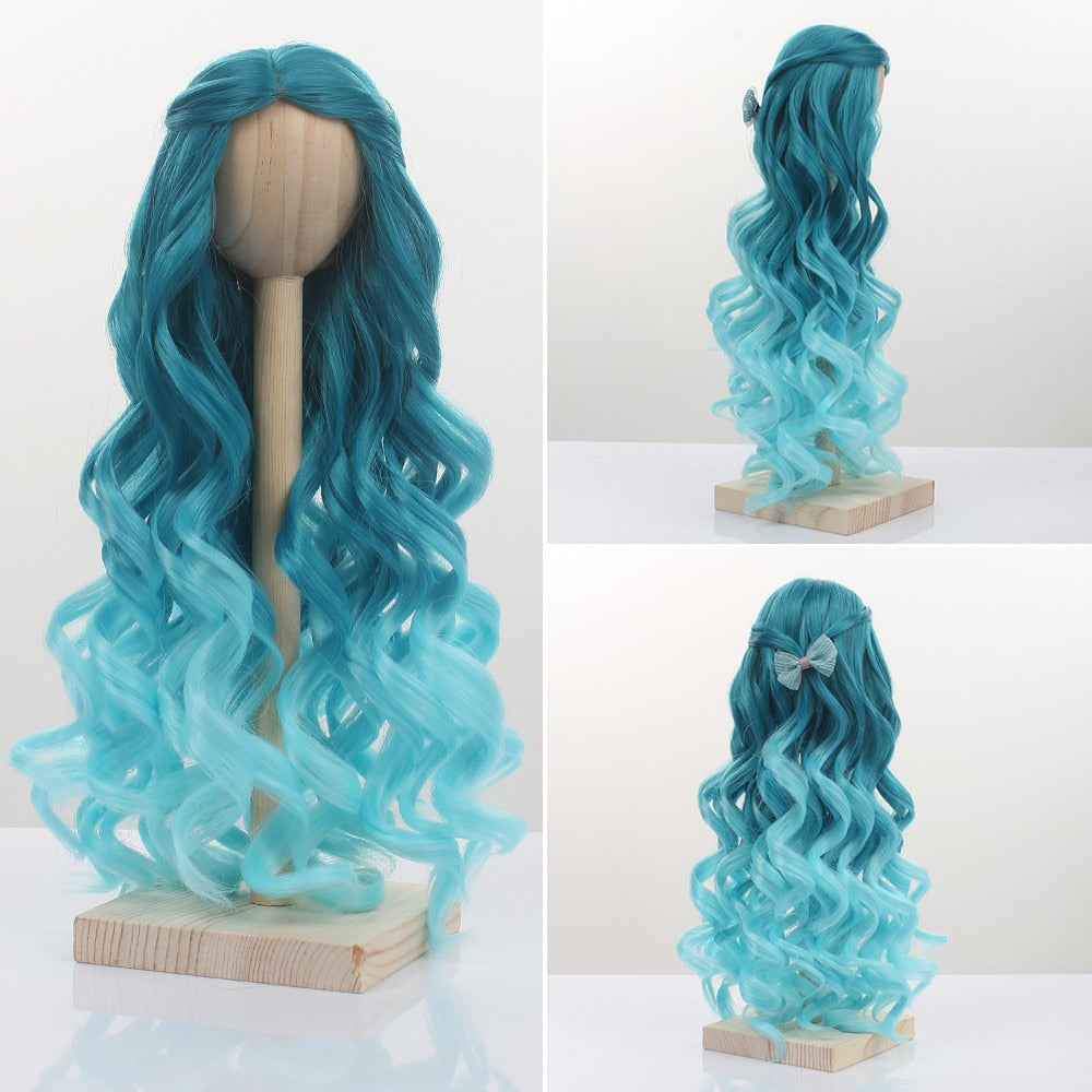BJD Doll Wig - Ombre Color Doll Hair Wigs For SD MSD BJD