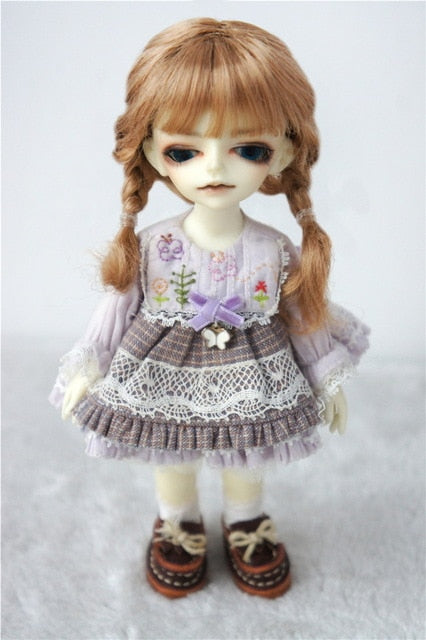 BJD Doll Wig, Synthetic mohair doll wig for 1/12 1/8 1/6 doll Size 4-5inch 5-6inch 6-7inch