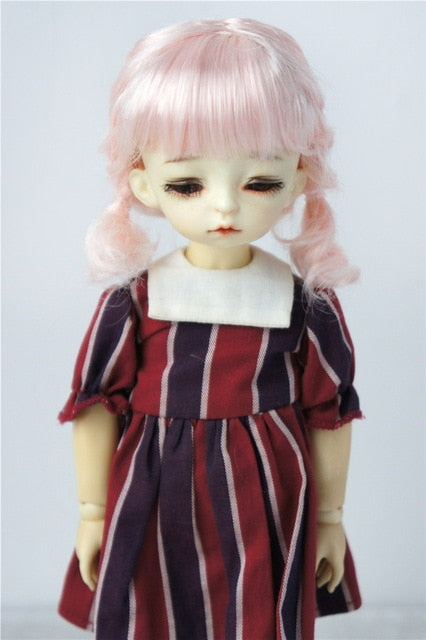 BJD Doll Wig, Synthetic mohair doll wig for 1/12 1/8 1/6 doll Size 4-5inch 5-6inch 6-7inch
