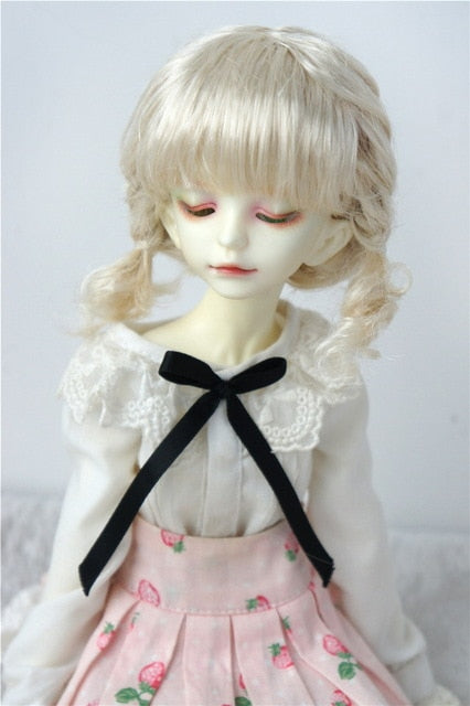 BJD Doll Wig, Synthetic mohair doll wig for 1/12 1/8 1/6 doll Size 4-5inch 5-6inch 6-7inch