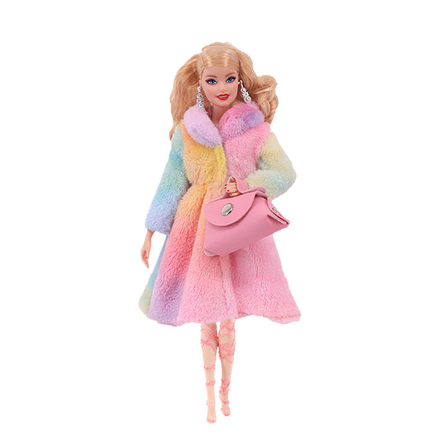 7Pcs/Set Barbies Cloth For Barbie Doll 11.5 Inch 30Cm 1/6 BJD Blythe Toy