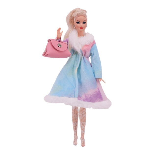 7Pcs/Set Barbies Cloth For Barbie Doll 11.5 Inch 30Cm 1/6 BJD Blythe Toy