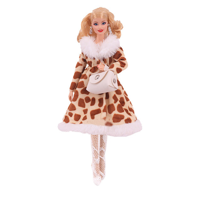 7Pcs/Set Barbies Cloth For Barbie Doll 11.5 Inch 30Cm 1/6 BJD Blythe Toy