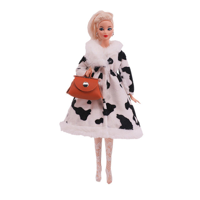 7Pcs/Set Barbies Cloth For Barbie Doll 11.5 Inch 30Cm 1/6 BJD Blythe Toy