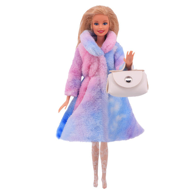 7Pcs/Set Barbies Cloth For Barbie Doll 11.5 Inch 30Cm 1/6 BJD Blythe Toy