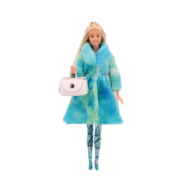 7Pcs/Set Barbies Cloth For Barbie Doll 11.5 Inch 30Cm 1/6 BJD Blythe Toy