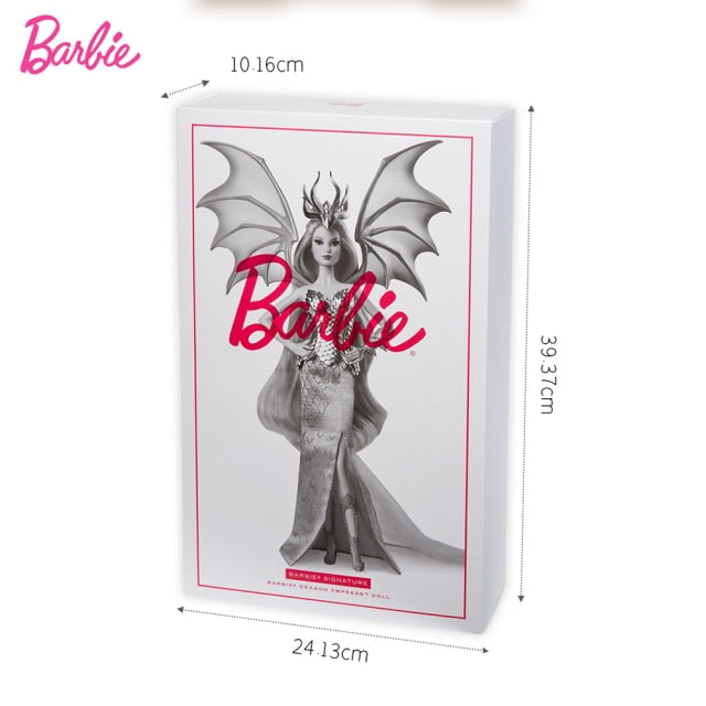 Original Barbie Signature Dragon Empress Doll Mythical Muse Fantasy Collectible Figure with Hair Wings Birthday Gift GHT44