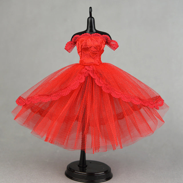 1:6 Fashion Lace Doll Dress for Blythe Clothes Outfits Princess Tutu Dresses Party Gown Vestidoes for Blyth 1/6 BJD Accessories