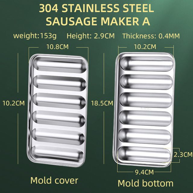 AIRBELL sausage maker mold meat stuffer kitchen gadgets and accessories tools utensils bbq cooking novel aid Casings Ham Hot Dog