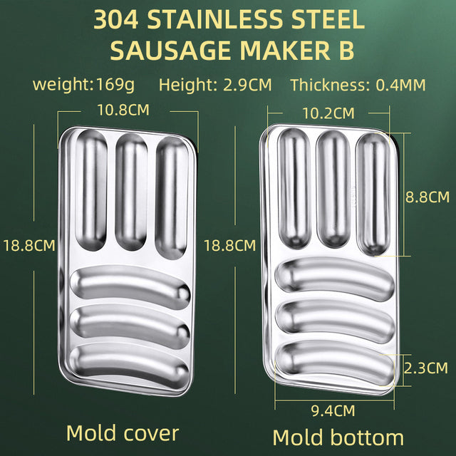 AIRBELL sausage maker mold meat stuffer kitchen gadgets and accessories tools utensils bbq cooking novel aid Casings Ham Hot Dog