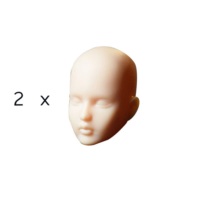 Limited Sale Girl Kissmela Beigeskin Anne Doll Head Suit For 1/6 Doll Body DIY without Makeup
