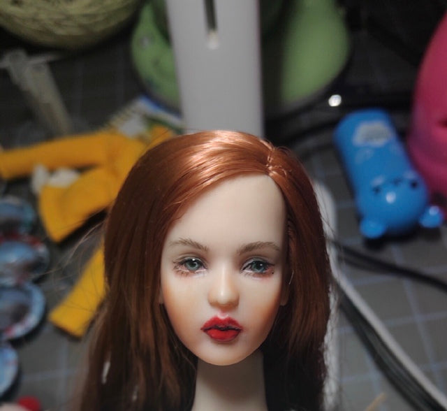 30cm Original FR kissmela head FR doll heads Fashion license head quality doll heads girls Dressing DIY toy parts