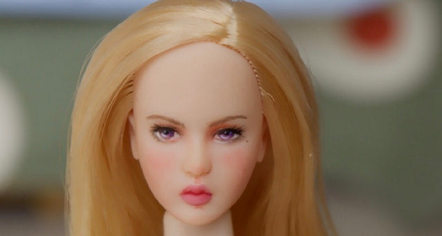 30cm Original FR kissmela head FR doll heads Fashion license head quality doll heads girls Dressing DIY toy parts