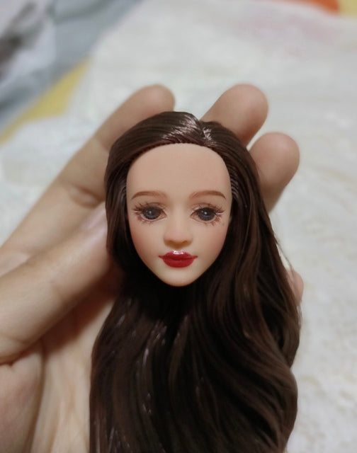 30cm Original FR kissmela head FR doll heads Fashion license head quality doll heads girls Dressing DIY toy parts