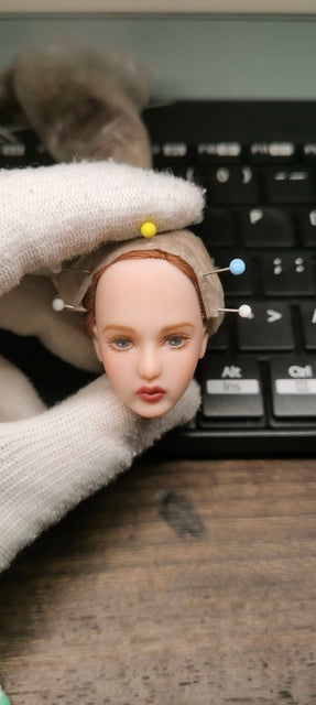 30cm Original FR kissmela head FR doll heads Fashion license head quality doll heads girls Dressing DIY toy parts