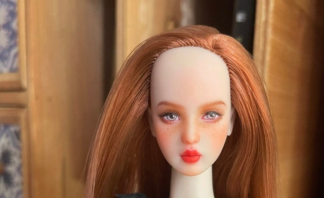 30cm Original FR kissmela head FR doll heads Fashion license head quality doll heads girls Dressing DIY toy parts