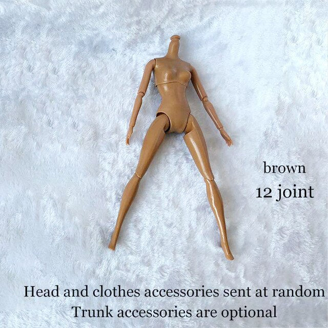 BJD 1/6 Nude Doll with Head Hair and Cloth 11 Joint 12 Joint Doll 29cm 1/6 Doll for Girl Gift Doll Accessories