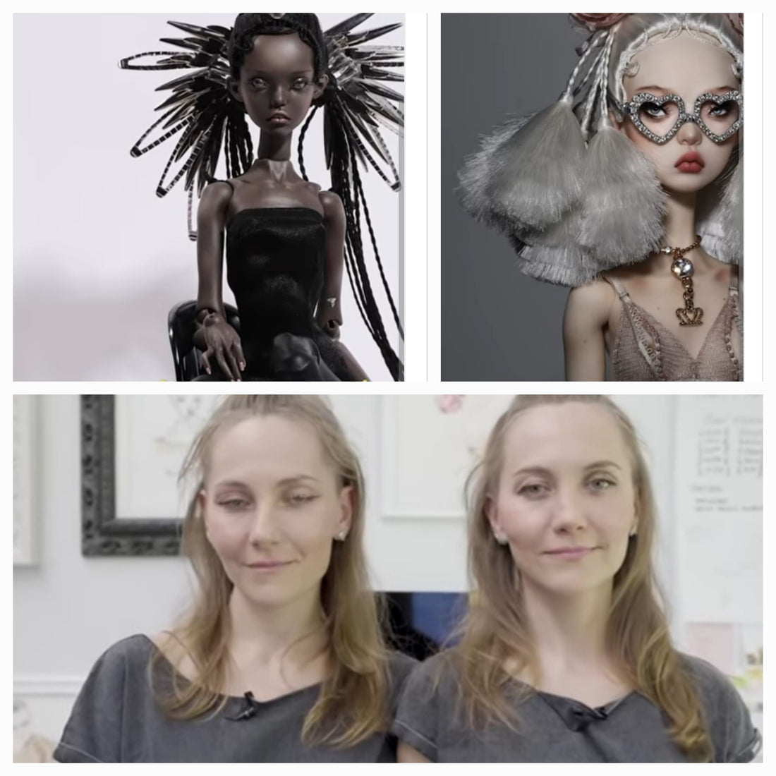 Twin Doll Makers Lena & Katy Popovy "The Popovy Sisters"