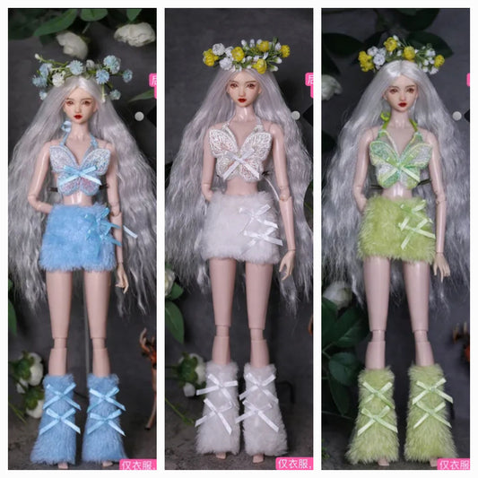 Plush Outfit With Matching Foot Cover