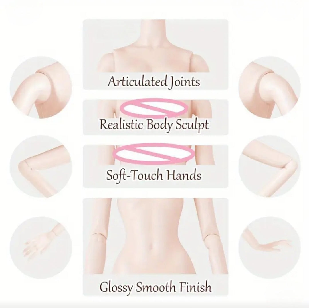 Collectible Fashion Model Doll 12.5" (1/6)