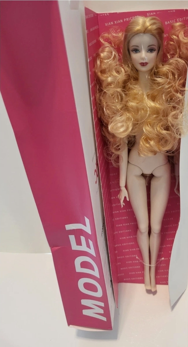 Collectible Fashion Model Gold-Blonde Doll 12.5" (1/6)) (Copy) (Copy)