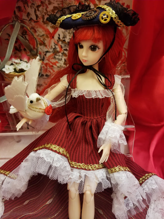 Red Robyn "The Lil Pirate" (11.5inch BJD) With Costume