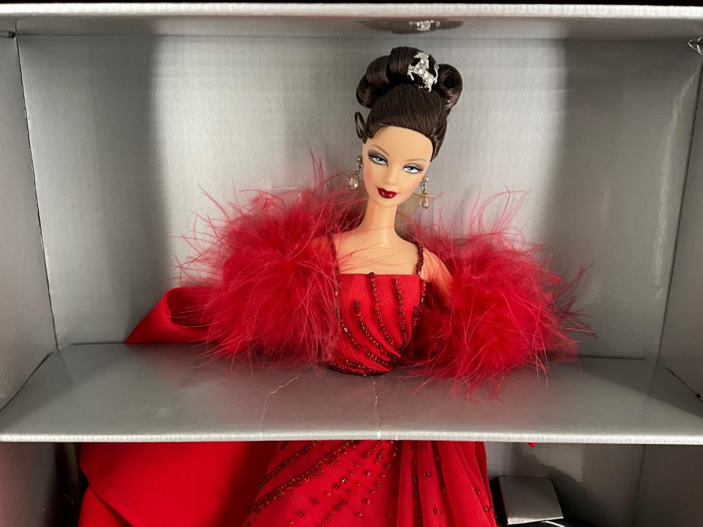 Vintage 2000 Ferrari Barbie Doll Limited Ed No. 29608.