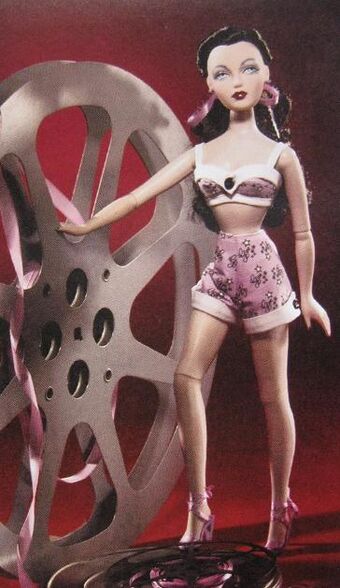 Gene Marshall Doll "Simple Gene" Raven/Lavendar