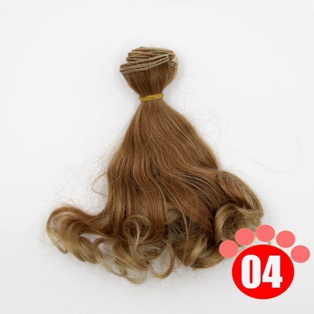 BJD Doll Wig  DIY  15*100CM  25*100CM doll hair for 1/3 1/4 1/6 1/12  Gradient Color ()Free Shipping)