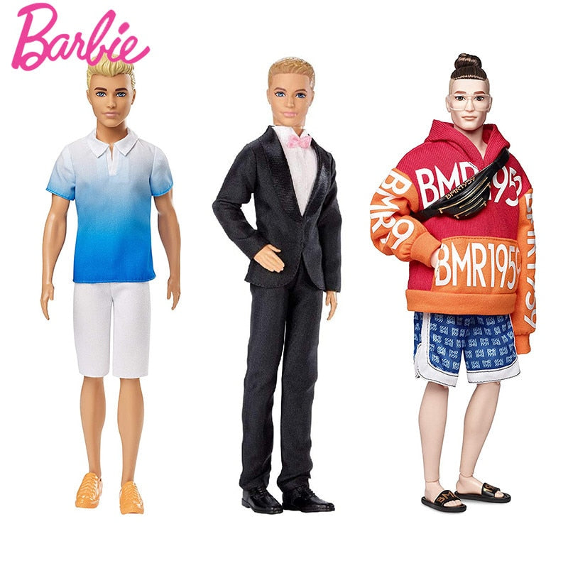 Original Barbie Dolls Ken the Boyfriend Series Barbie BJD Dolls  Boyfriend Barbie ken House Dressing Up Kids Toys