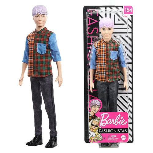 Original Barbie Dolls Ken the Boyfriend Series Barbie BJD Dolls  Boyfriend Barbie ken House Dressing Up Kids Toys