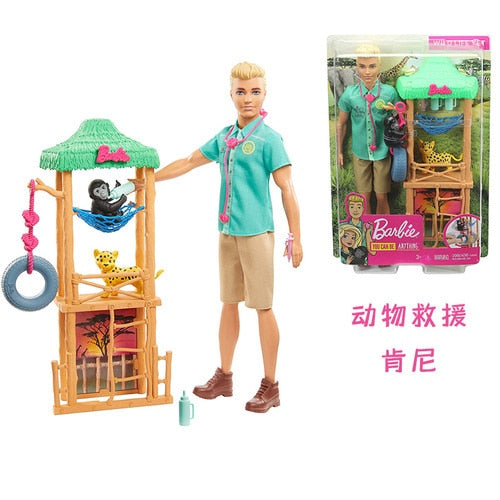 Original Barbie Dolls Ken the Boyfriend Series Barbie BJD Dolls  Boyfriend Barbie ken House Dressing Up Kids Toys