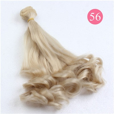 BJD Doll Wig DIY 1Piece 20*100cm for 1/3 1/4 1/6