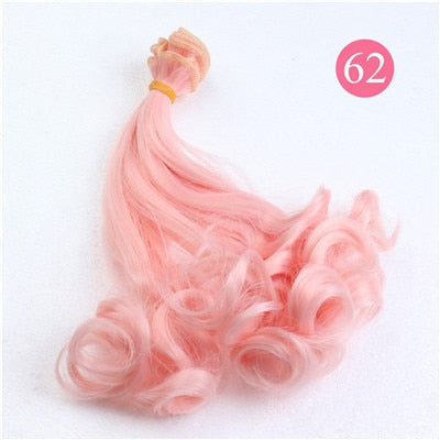BJD Doll Wig DIY 1Piece 20*100cm for 1/3 1/4 1/6