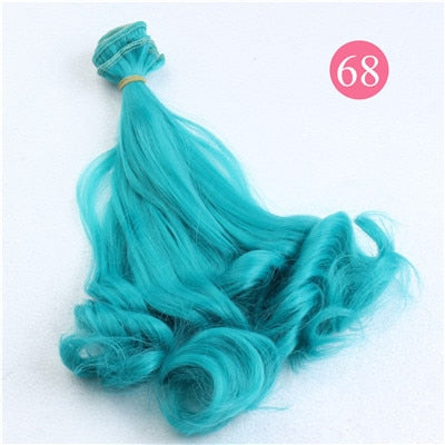 BJD Doll Wig DIY 1Piece 20*100cm for 1/3 1/4 1/6