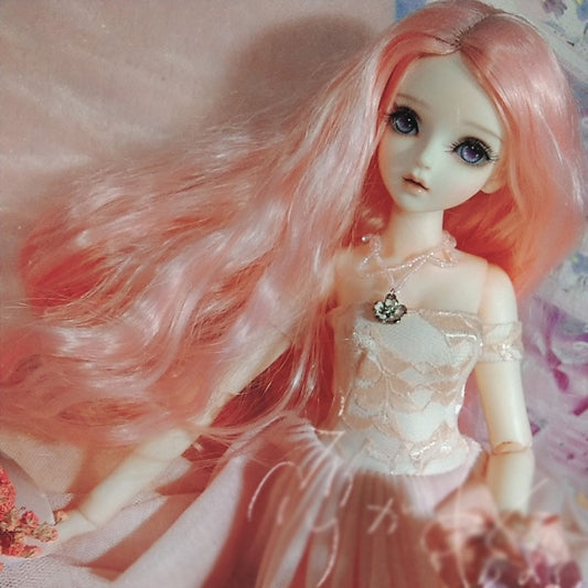 BJD Doll Wig, high temperature fiber hair BJD SD1/3 1/4 1/6 1/8 1/12 doll wig  instant noodles roll doll wig