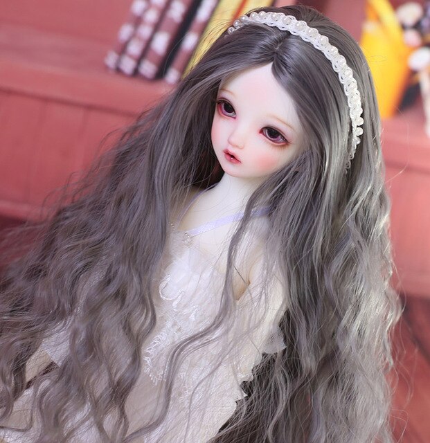 Bjd SD Doll Wig 1/3 1/4 1/6 1/8,  Long Wavy For BJD
